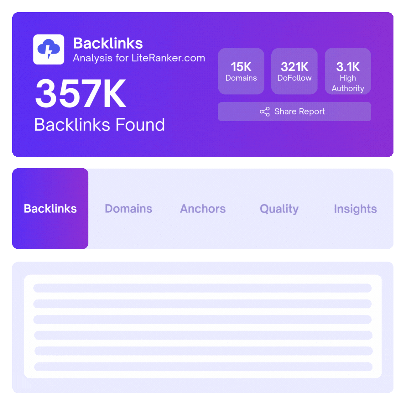 Backlinks Intelligence Demo